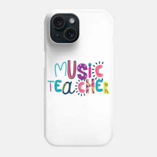 Cute Music Teacher Gift Idea Back to School Phone Case