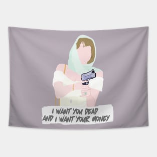 i want your money Tapestry