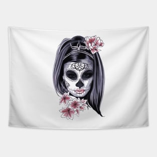 Day of the dead girl Tapestry