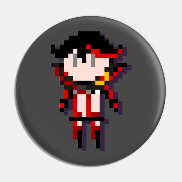 Pixel Ryuko Pin by maverickmichi