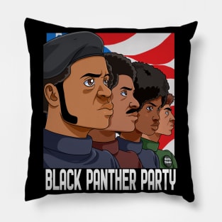 Black Panther Party Pillow