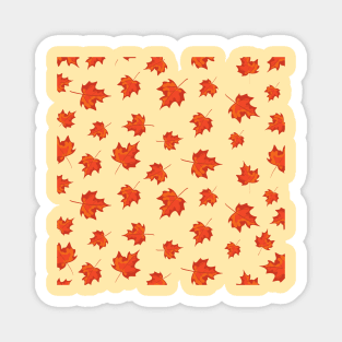 Fall Autumn Pattern Magnet