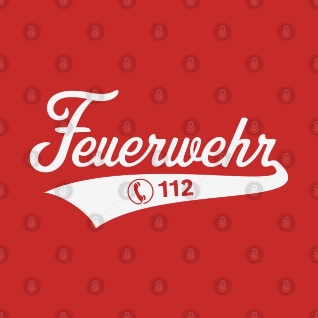 Feuerwehr Tel. 112 (Notruf / Feuerwehrmann / White) by MrFaulbaum