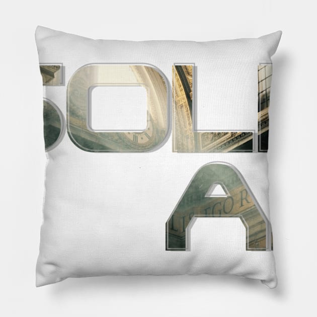 GOLD AF Pillow by afternoontees