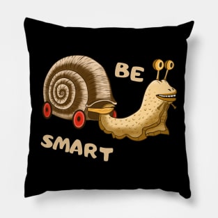 Be Smart, Cute clever Snail Pillow