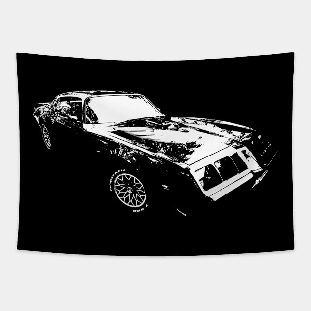 Classic Car Tapestry by hobrath