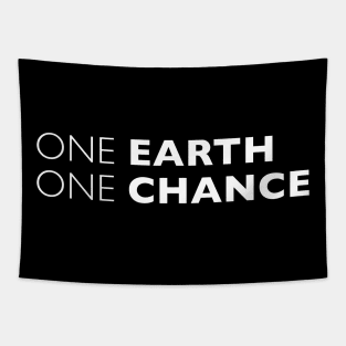 One earth, one chance Tapestry