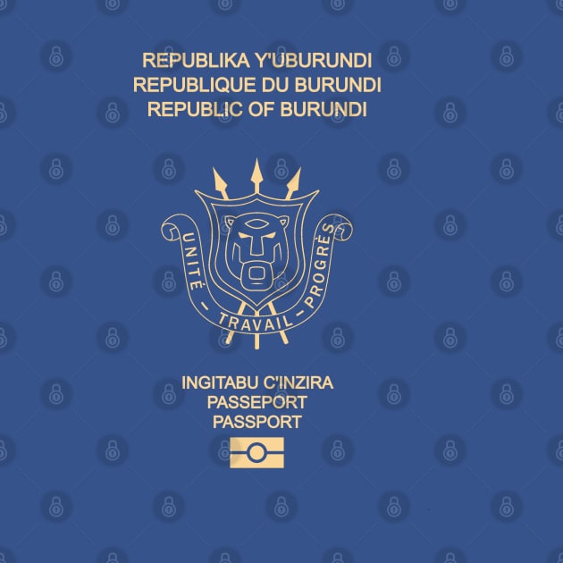 Burundi passport by Travellers