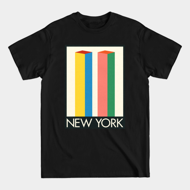 Discover New York Twin Towers - New York - T-Shirt