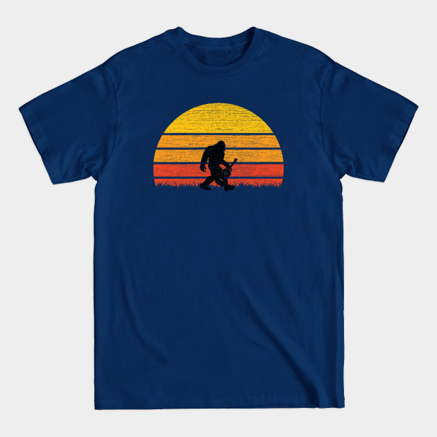 Discover Vintage Sunset Bigfoot Acoustic Guitar - Guitar - T-Shirt