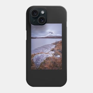 Stac Pollaidh in winter Phone Case
