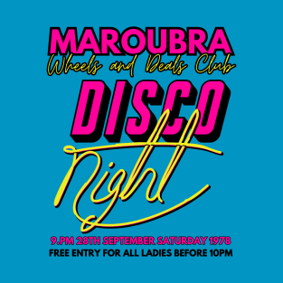 MAROUBRA DISCO WHEELS AND DEALS DISCO NIGHT T-Shirt