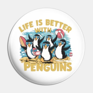 live is better with penguins Pin
