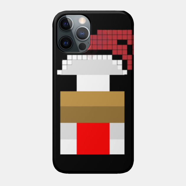 Christmas Minecraft chicken - Minecraft - Phone Case