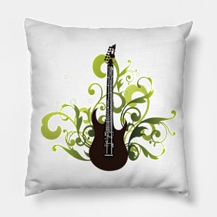 Guitar green life Pillow