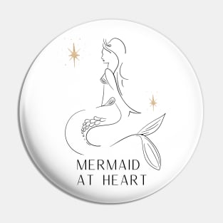 mermaid at heart illustration design ocean theme Pin