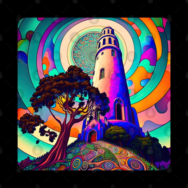 Coit tower v1 (no text) by AI-datamancer