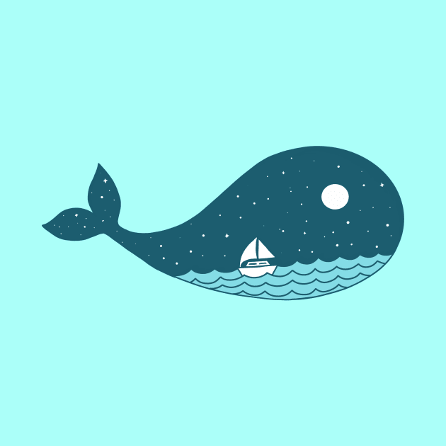 Whale Landscape by coffeeman