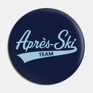 Après-Ski – Team (Lettering / Apres Ski / Sky-Blue) Pin