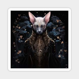 Enigmatic Sphynx Magnet