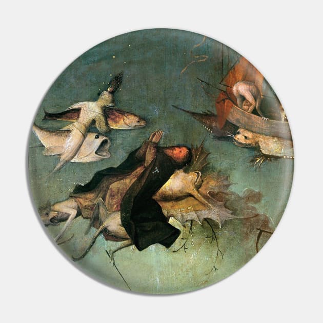 Triptych of the Temptation of St. Anthony Detail  by Hieronymus Bosch Pin by BulganLumini