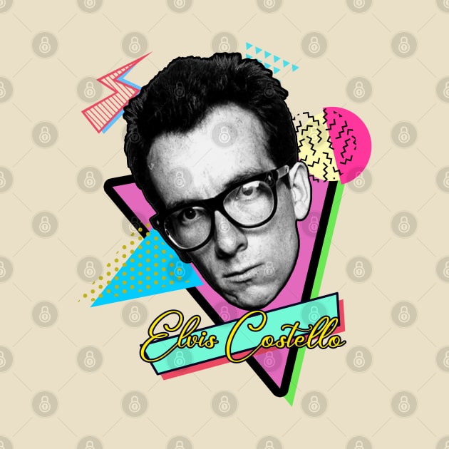 vintage Elvis Costello Design by GekNdangSugih