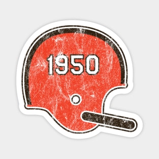 Cleveland Browns Year Founded Vintage Helmet Magnet