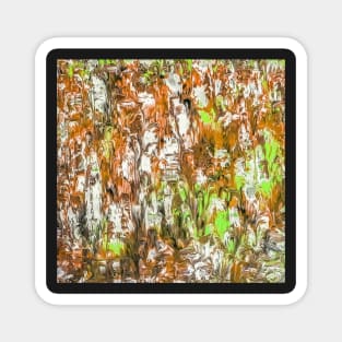 Abstract in Autumn Colors Magnet