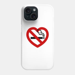 No Love For Smoking Sign Phone Case