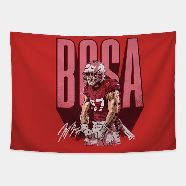 Nick Bosa San Francisco Bold Tapestry by Buya_Hamkac