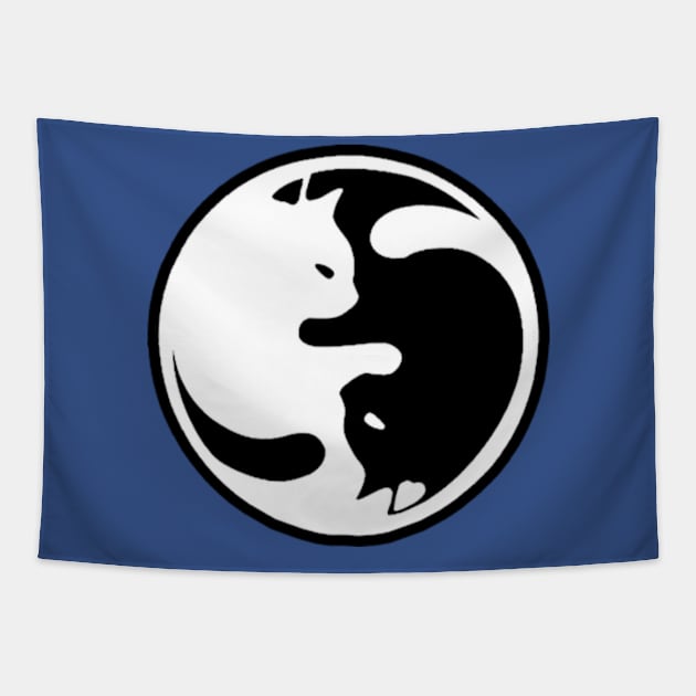 Kitty YinYang Tapestry by Gamers Gear