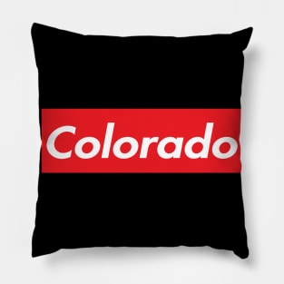 COLORADO SUPER USA LOGO Pillow