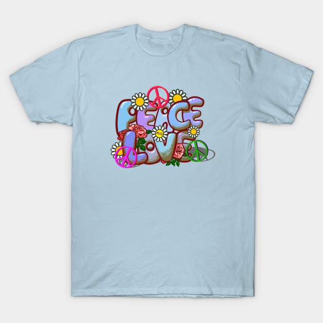 Discover Peace and Love - Love And Peace - T-Shirt