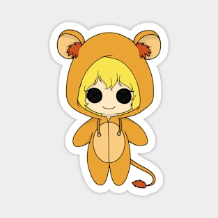 creepypasta judge angels lion costume doll Magnet