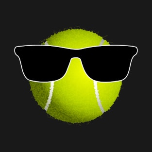 Tennis Ball With Cool Sunglasses T-Shirt