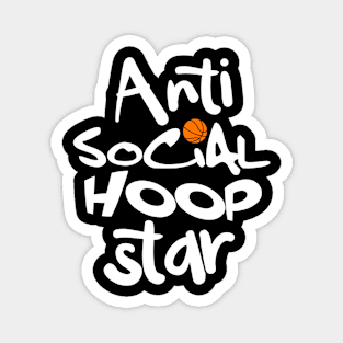 Anti Social Hoop Star Magnet