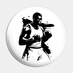 boxing man Pin