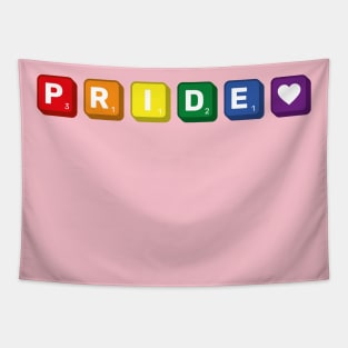 Pride letter game Tapestry