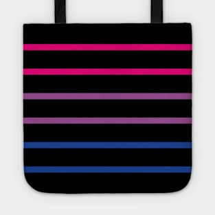 Bisexual Pride Flag Color Bars Tote