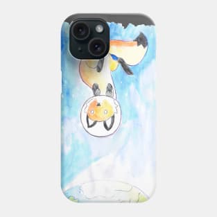 Space Fox soaring through the sky Phone Case