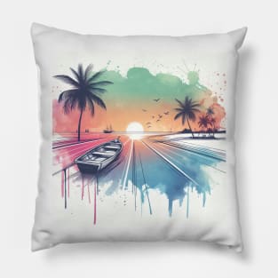 Tropical Seascape Pillow