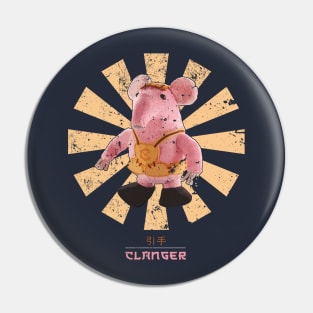 Clanger Retro Japanese Pin