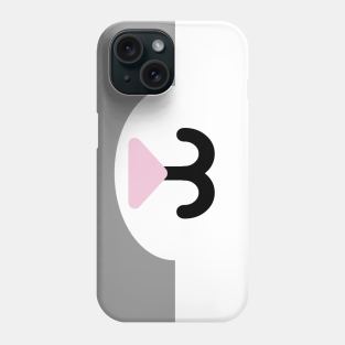 Bicolor Kitty Mask Phone Case