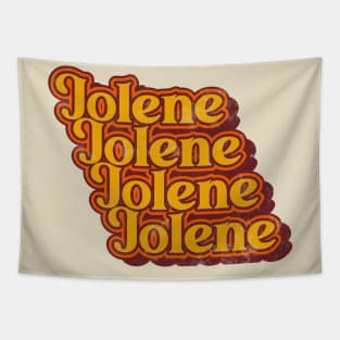 Jolene ))(( Distressed Country Music Classics Fan Art Tapestry