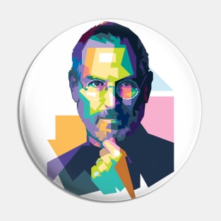 Steve Jobs in WPAP V1 Pin