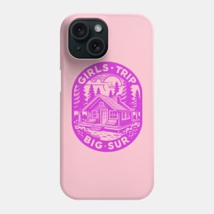 Cabin Getaway - Girls' Big Sur Adventure Phone Case