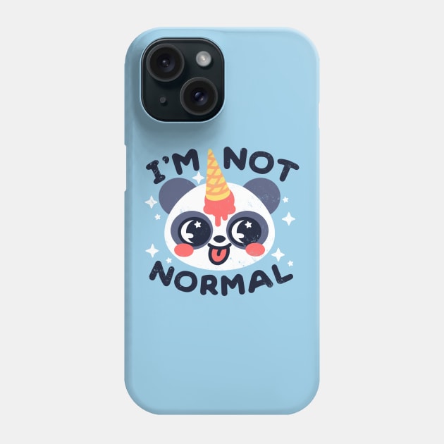 Pandacorn not normal Phone Case by NemiMakeit