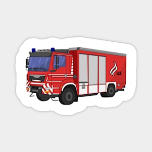 Fire department fire truck Magnet