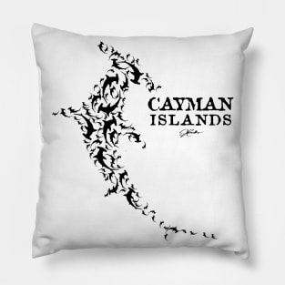 Cayman Islands Great Hammerhead Shark School Pillow