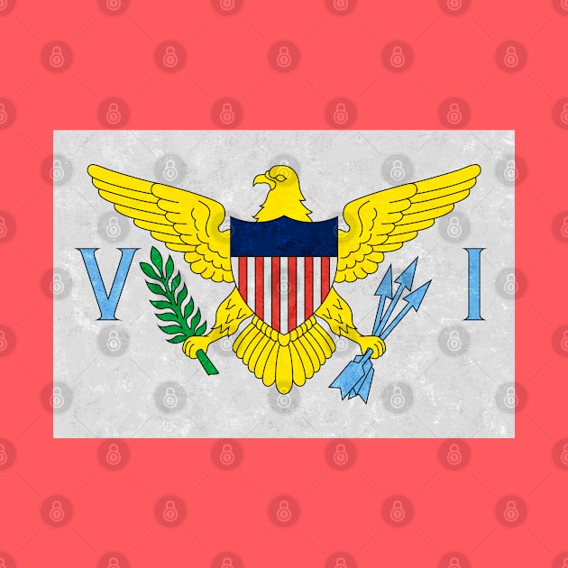 Flag of the US Virgin Islands by Enzwell